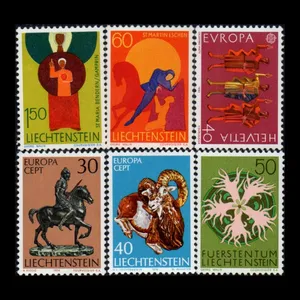 تمبر یادگاری مدل خارجی مجموعه 6 عددی