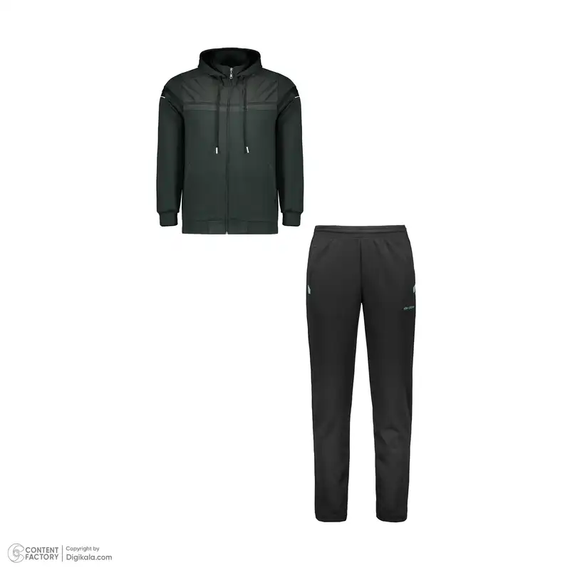 ست سویشرت و شلوار ورزشی مردانه مدل Winner 2024 رنگ یشمی