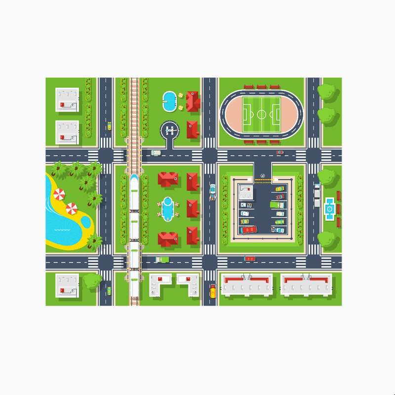 زیرانداز بازی مدل گردش در شهر کد As21