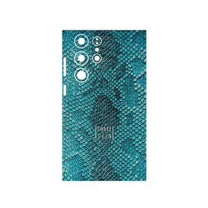 MAHOOT Blue Snake Skin Cover Sticker for Samsung Galaxy S23 Ultra