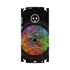 MAHOOT Mathematical Geometric Shape 2-FullSkin Cover Sticker for Motorola Moto G6