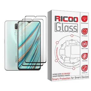 Ricoo Ricoo Glass MIX002 Screen Protector For Oppo A9x Pack Of 2