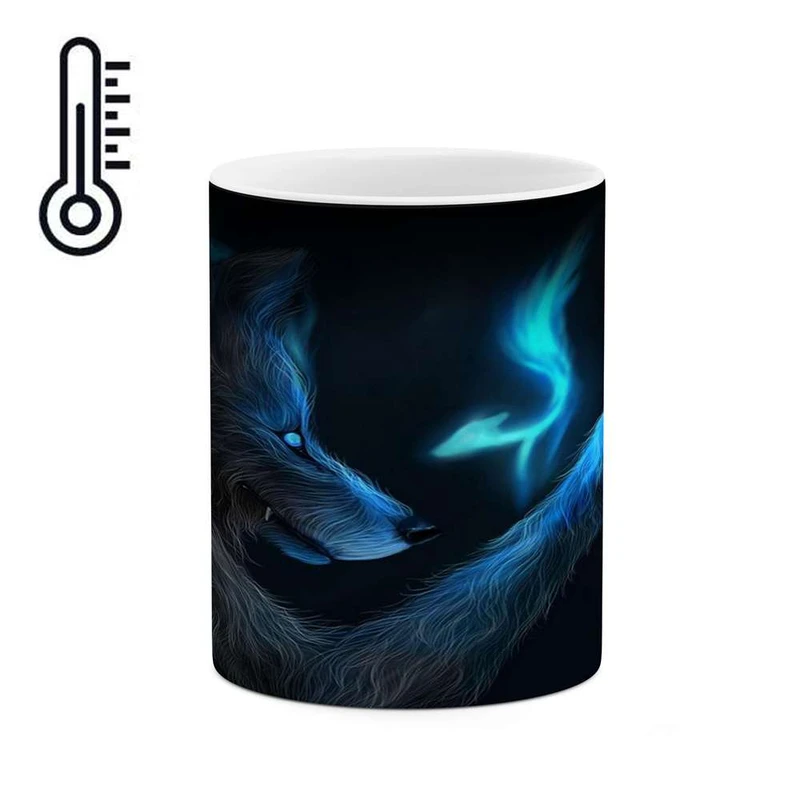 ماگ حرارتی کاکتی مدل انیمه کد  mgh12976