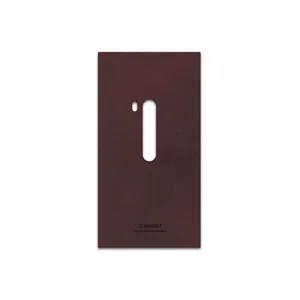 MAHOOT Matte-Dark-Brown-Leather Cover Sticker for Nokia Lumia 920