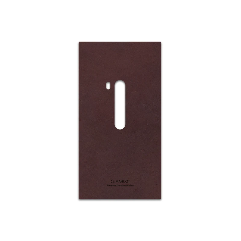 برچسب پوششی ماهوت مدل Matte-Dark-Brown-Leather مناسب برای گوشی موبایل نوکیا Lumia 920