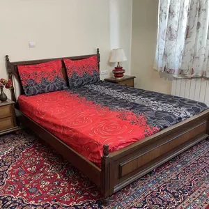 سرویس روتختی مدل کشدار گل رز کد 180 2 نفره 3 تکه 