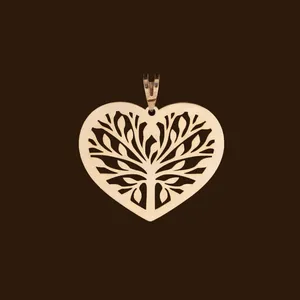 آویز گردنبند نقره زنانه مدل h217