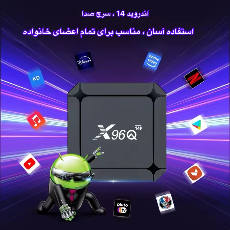 عکس شماره 2 : اندروید باکس ایکس 96 مدل x96q 16-2gb