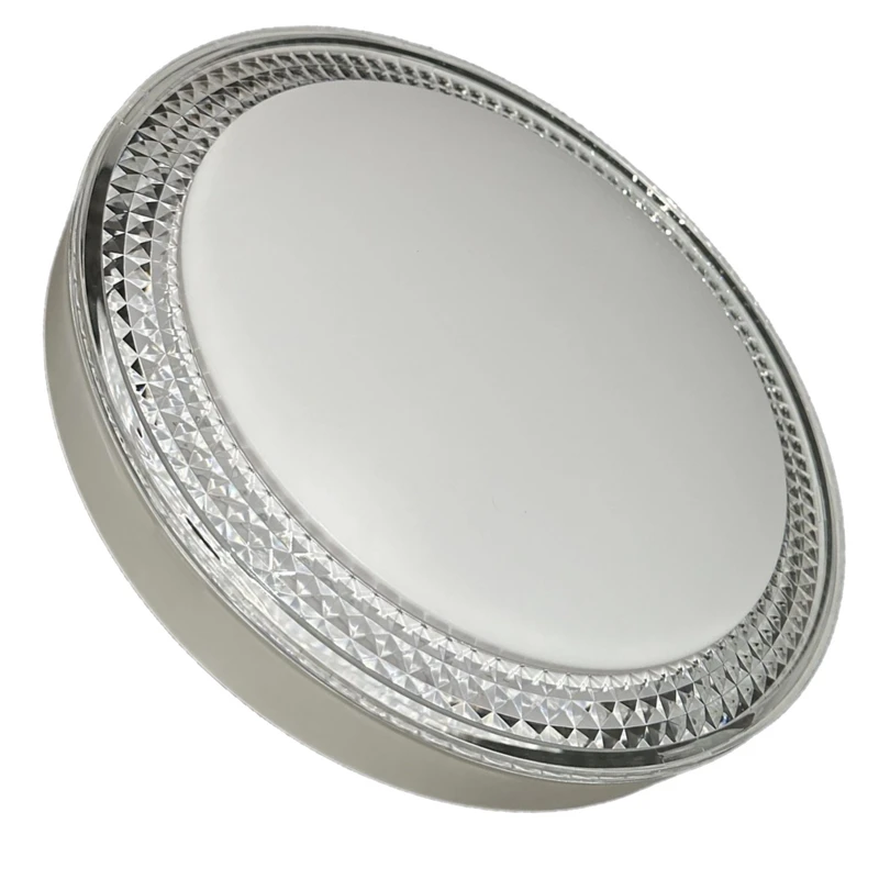 چراغ سقفی 72 وات مودی مدل گرد طرح آیینه‌کاری شده کد IR-MD6172R-R