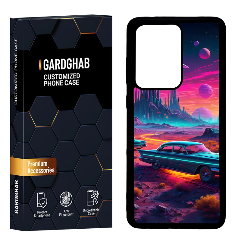 کاور گارد قاب مدل پشت گلس هنری مناسب برای گوشی موبایل سامسونگ  Galaxy S20 Ultra