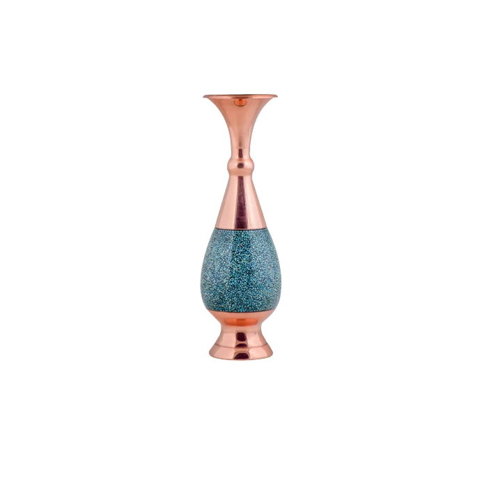 گلدان فیروزه کوبی کد F019