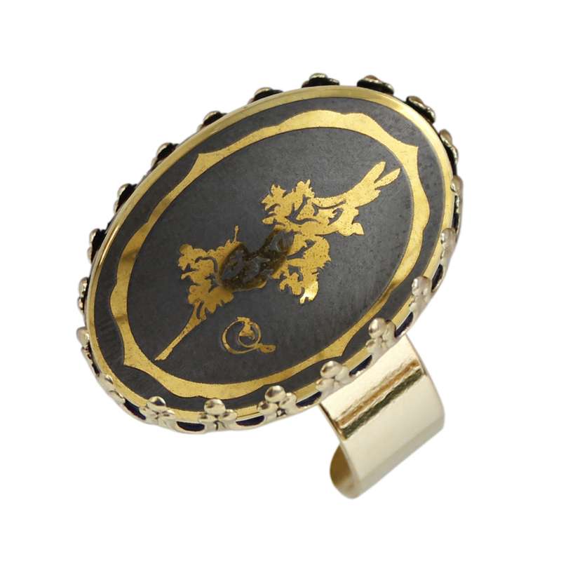 انگشتر زنانه مدل حدید بهمن ماه کد 78311