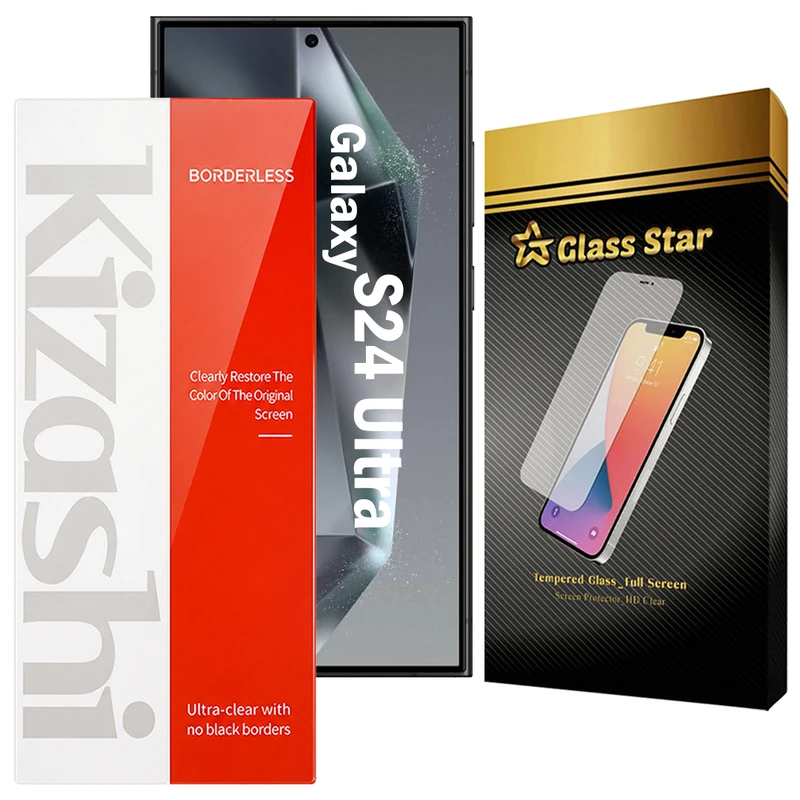 محافظ صفحه نمایش گلس استار مدل KIZNOSTG مناسب برای گوشی موبایل سامسونگ Galaxy S24 Ultra 5G