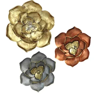 دیوارکوب طرح گل مجموعه ۳ عددی