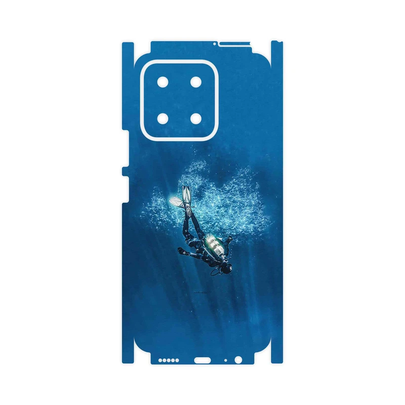 برچسب پوششی ماهوت مدل Scuba_Diving-FullSkin مناسب برای گوشی موبایل آنر X5b Plus