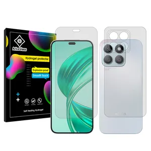 Arka Glass Tough model transparent screen protector suitable for Honor X8b mobile phone along with the back of the phone protector