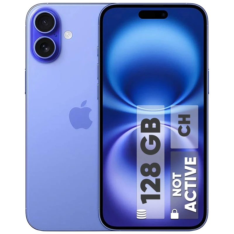 Apple iPhone 16 CH - 2 SIM | Storage 128GB - RAM 8GB  - registered