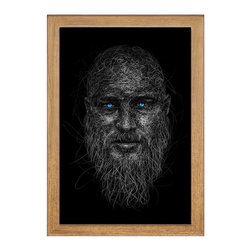 تابلو خندالو مدل رگنار سریال وایکینگ ها Vikings کد 29125