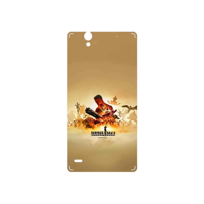 برچسب پوششی ماهوت مدل Serious Sam Game Series مناسب برای گوشی موبایل سونی Xperia C4