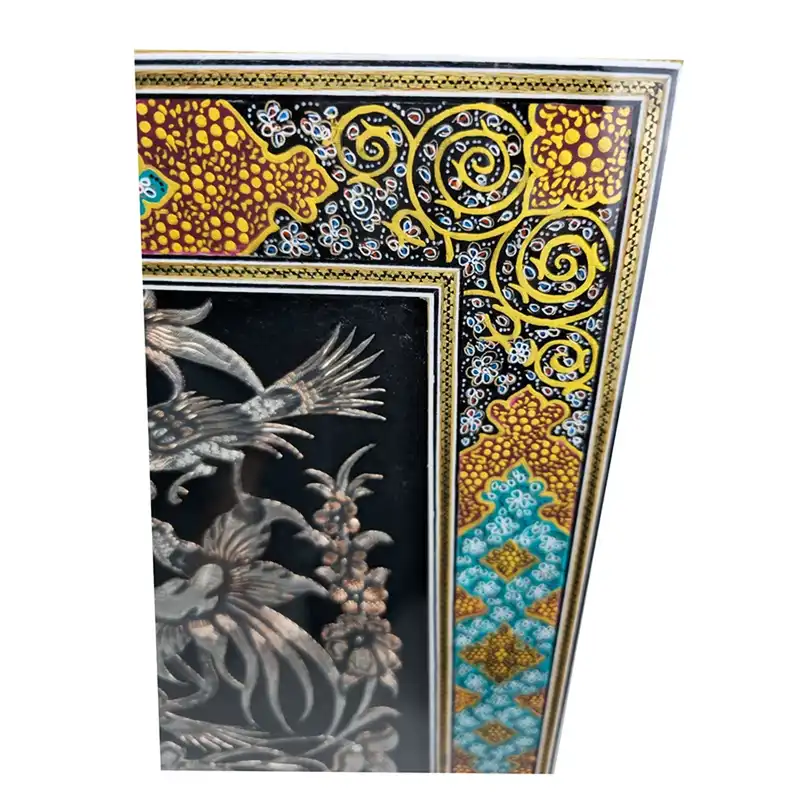 تابلو قلمزنی مدل گل و مرغ کد tb1011