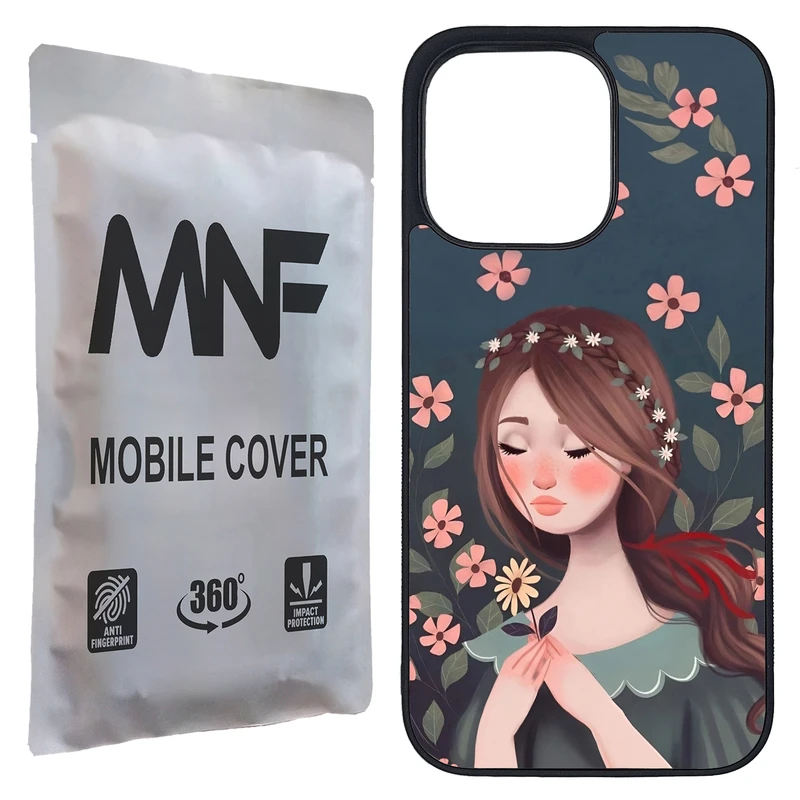 کاور ام ان اف طرح دختر فانتزی کد P-260 مناسب برای گوشی موبایل اپل iPhone 13 Pro