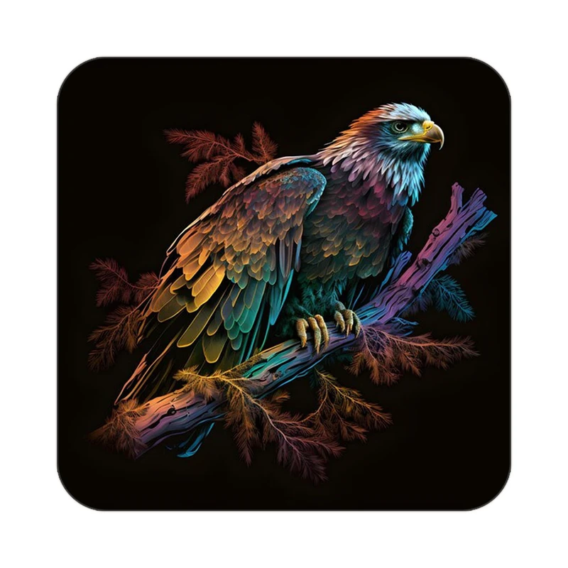 زیر لیوانی کاکتی طرح حیوانات رنگی مدل mp25933