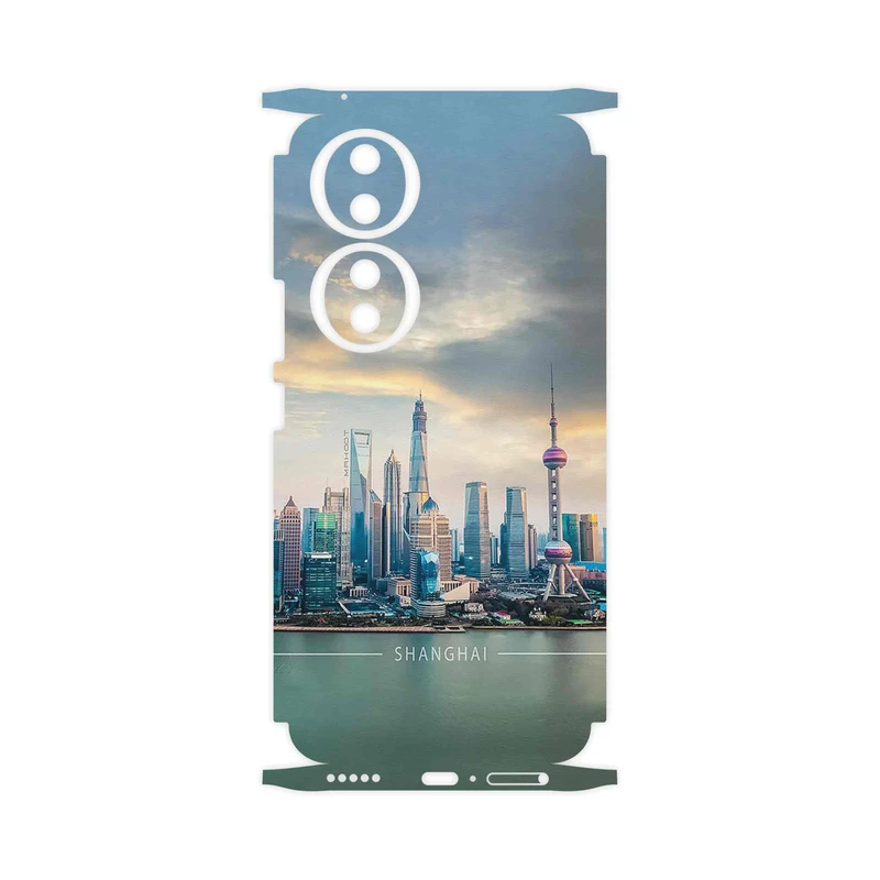 برچسب پوششی ماهوت مدل Shanghai_City-FullSkin مناسب برای گوشی موبایل آنر 90