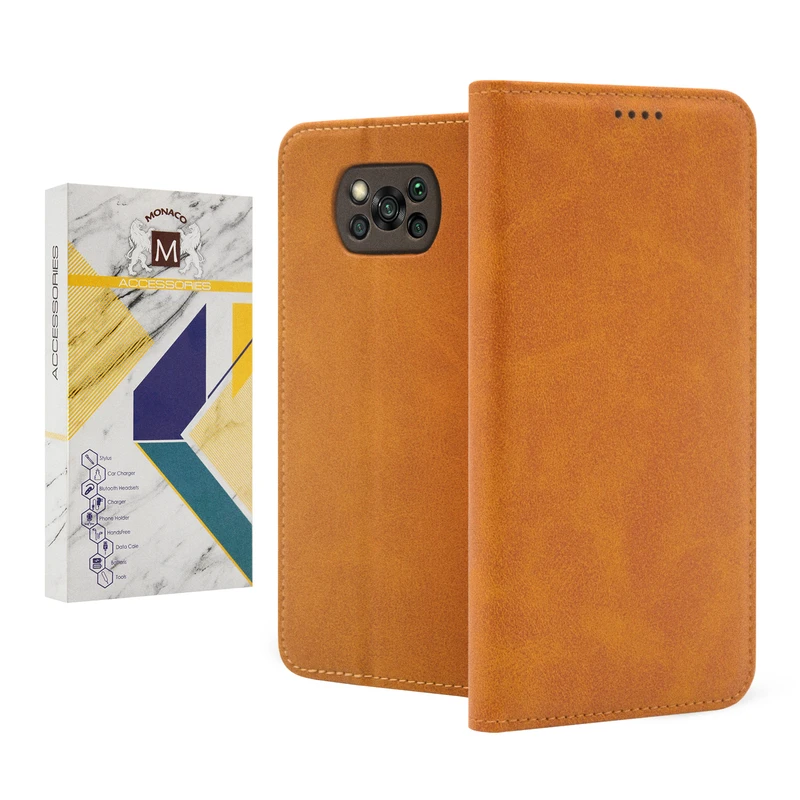 کیف کلاسوری موناکو مدل Zigo مناسب برای گوشی موبایل شیائومی Poco X3 /  X3 Pro /  X3 NFC