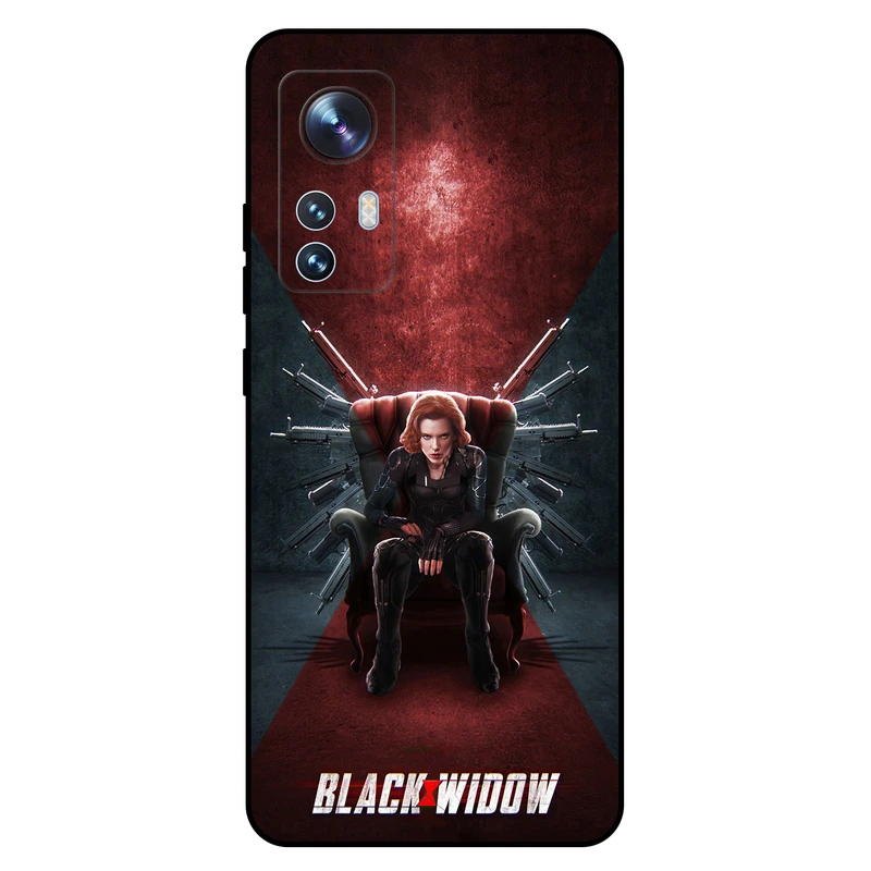 کاور مگافون طرح بیوه سیاه مدل 5423 مناسب برای گوشی موبایل شیائومی 12 / 12x