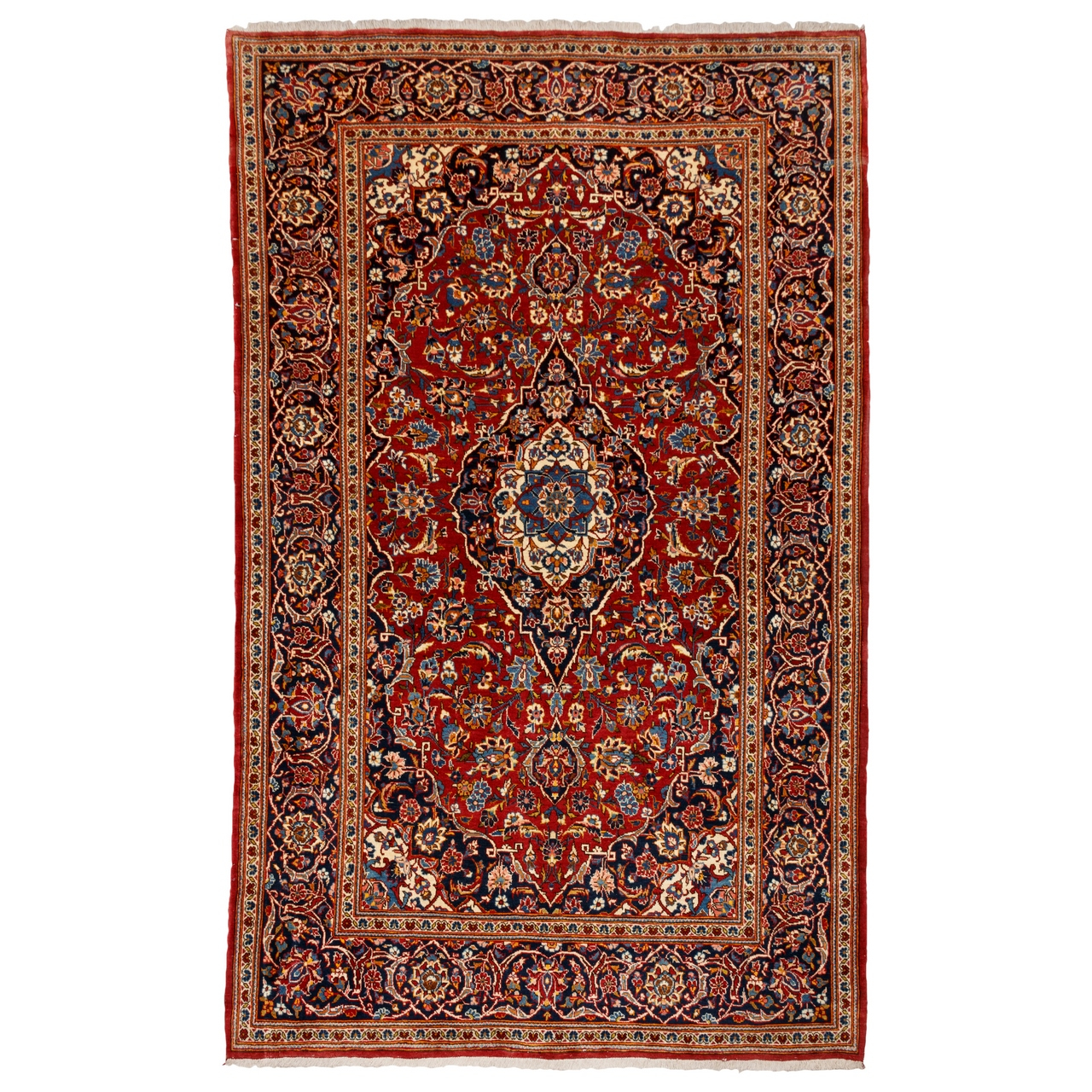 فرش دستباف قدیمی سه و نیم متری سی پرشیا کد 187203