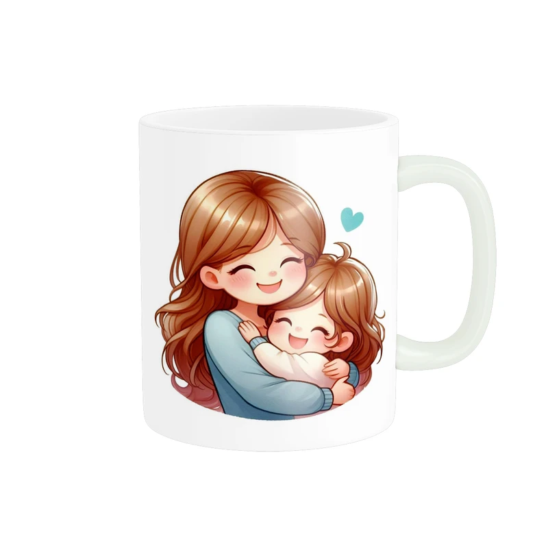 ماگ پاد آفرین مدل مادر دختری طرح دختر مامان کد p9338