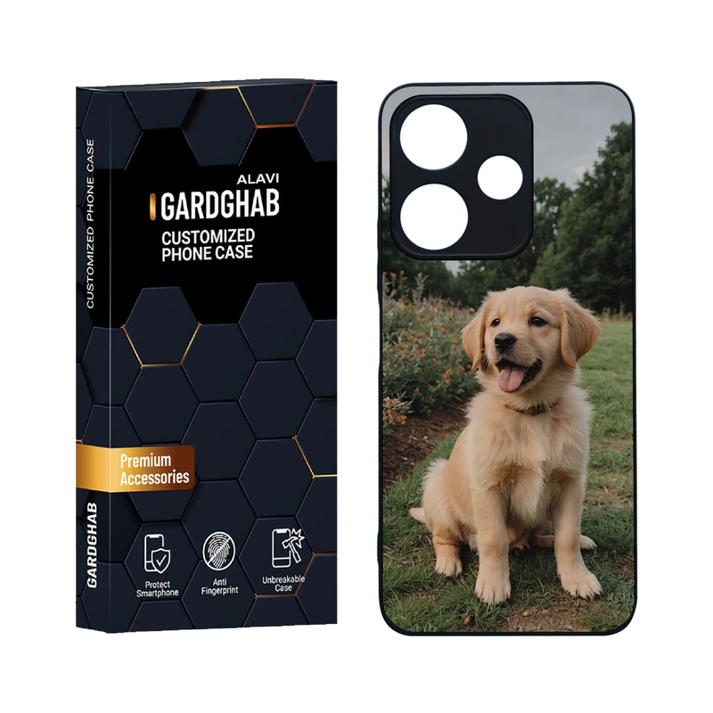 کاور گارد قاب علوی مدل دورژله ای حیوانات مناسب برای گوشی موبایل شیائومی Poco M6 4G