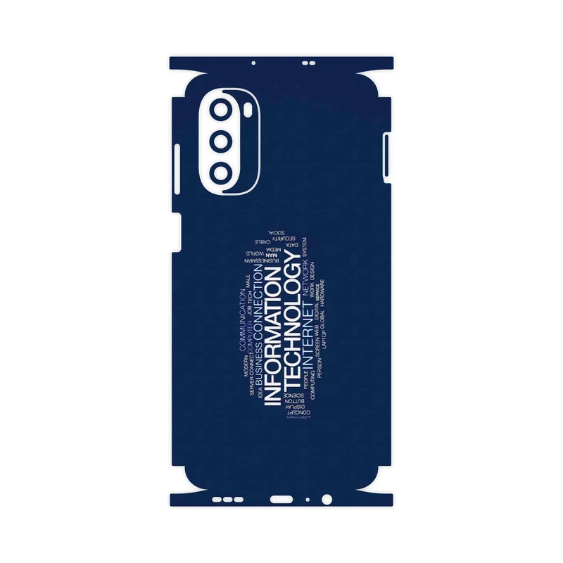 برچسب پوششی ماهوت مدل IT Science-FullSkin مناسب برای گوشی موبایل موتورولا Moto G52