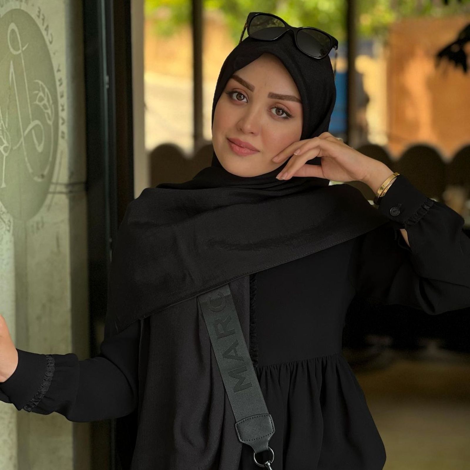 روسری زنانه مدل نخی خنک طرح ساده منگوله دار کد ana-4096 -  - 6