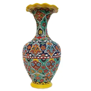 	 گلدان میناکاری سفالی مدل02