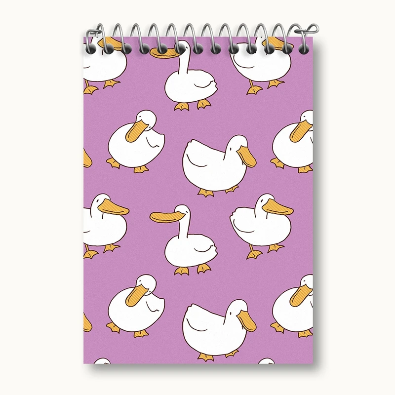 دفتر یادداشت 50 برگ خندالو مدل اردک کد N929