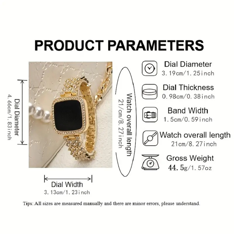 ساعت مچی دیجیتال زنانه مدل لوکس بند نگین دار کد 02