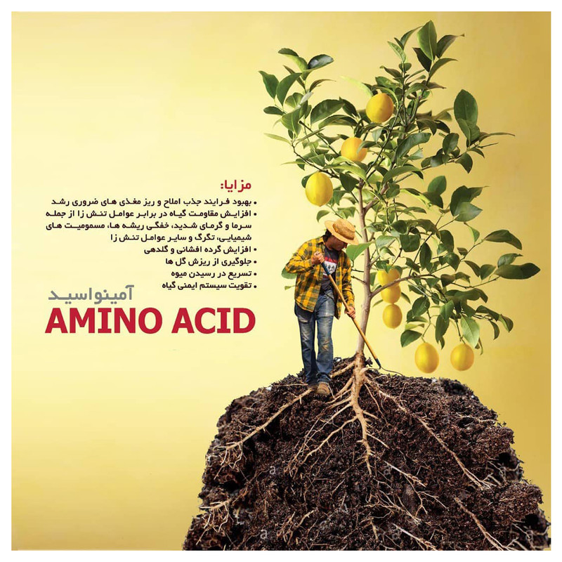 کود آمینو اسید تتاکو مدل AMIN-120 وزن 120 گرم