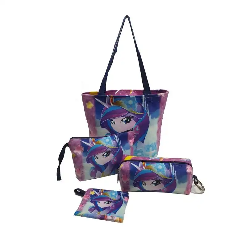 ساک لوازم کودک و نوزاد ساسویه مدل حیوانات کد 1561 مجموعه 4 عددی