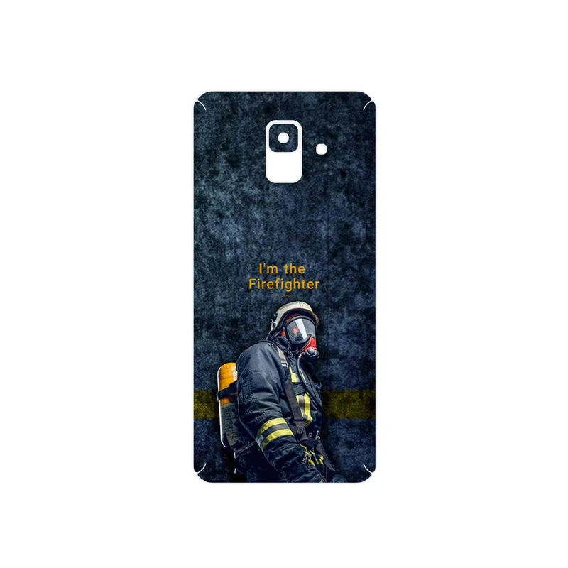 برچسب پوششی ماهوت مدل Firefighter مناسب برای گوشی موبایل سامسونگ Galaxy A6 2018