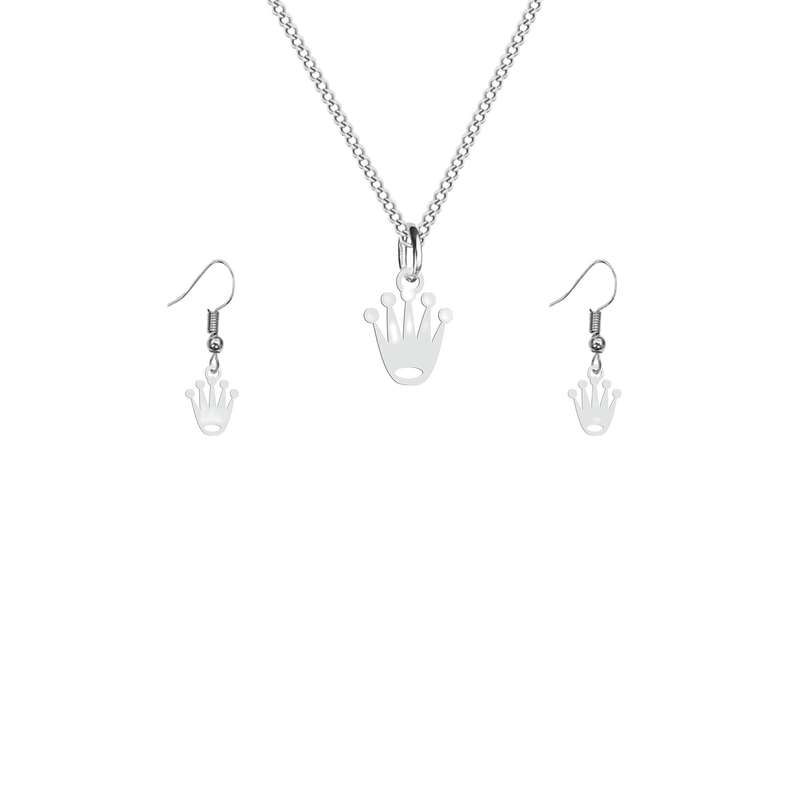 نیم ست زنانه هایکا طرح تاج مدل s.ha1_105