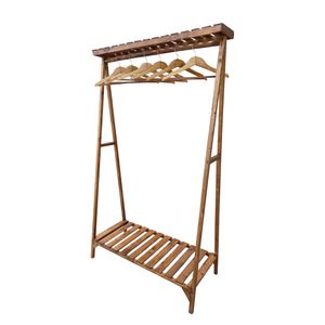 رگال لباس و چوب لباسی مدل چوب کد MTC6 مجموعه 7 عددی