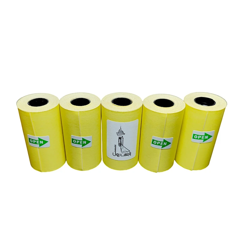 لیبل حرارتی زرد پایتخت رول مدل LA3Y بسته 5 عددی
