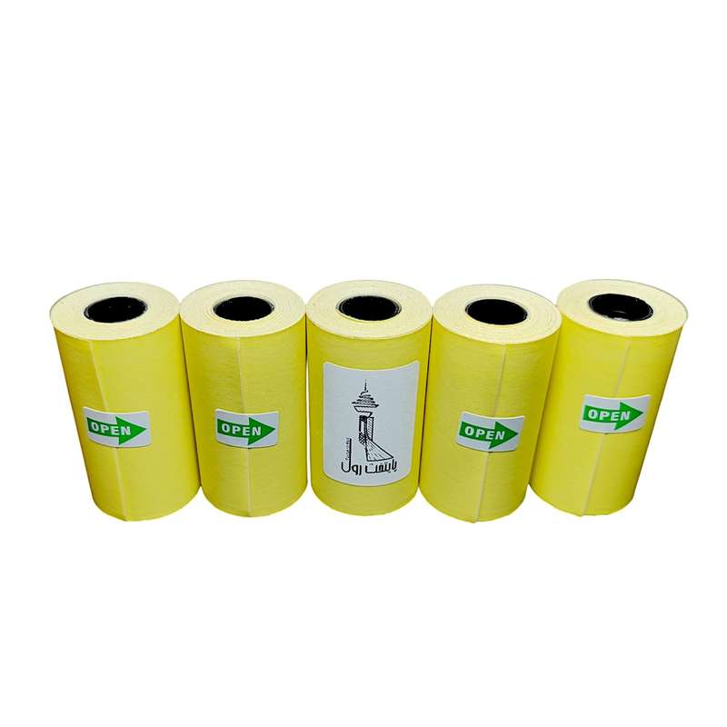لیبل حرارتی زرد پایتخت رول مدل LA3Y بسته 5 عددی