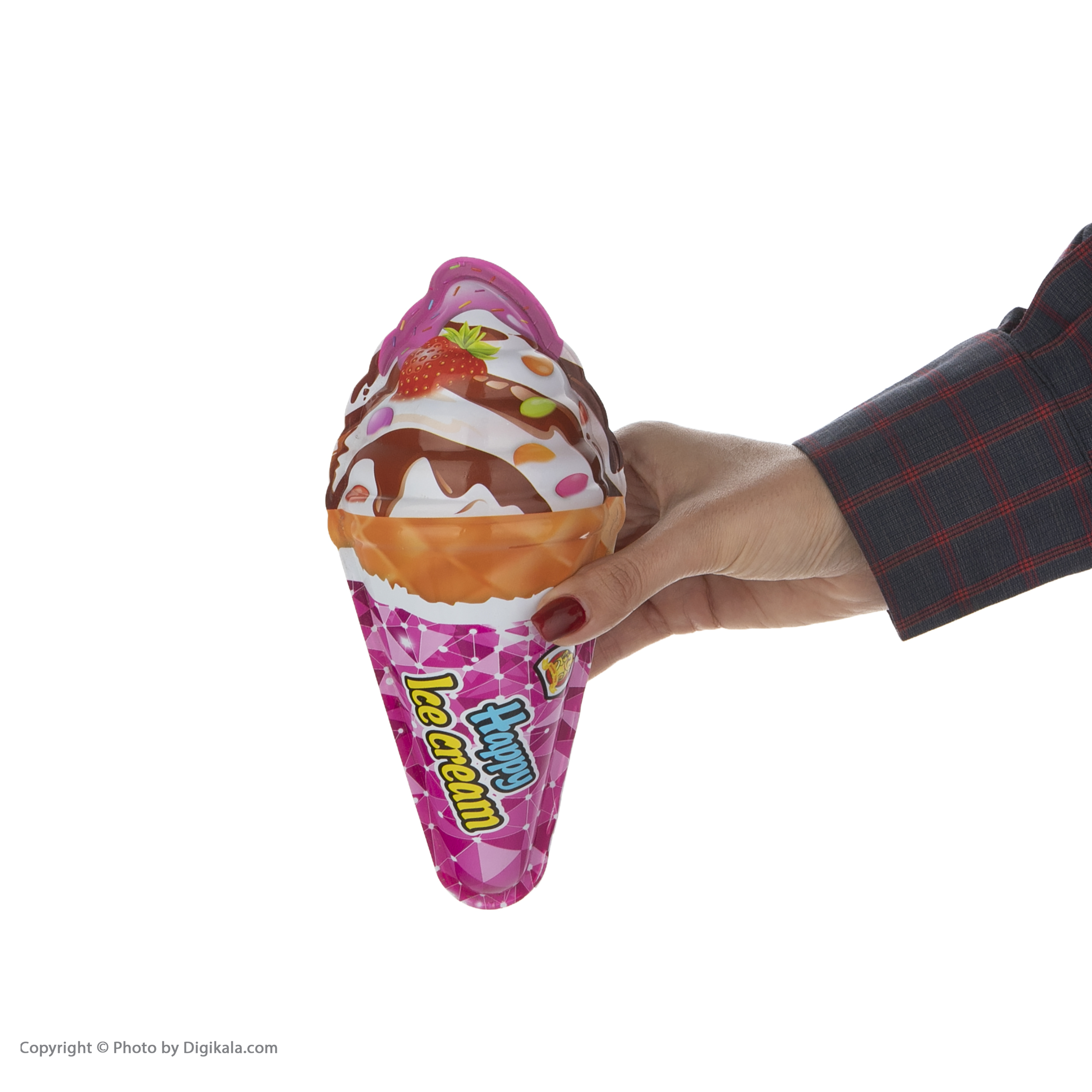 اسباب بازی شانسی قندی تویز مدل بستنی صورتی