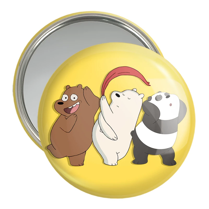 آینه جیبی خندالو مدل انیمیشن سه خرس کله پوک کد 27629