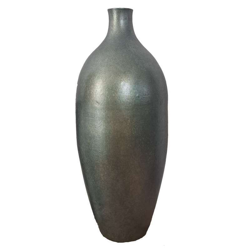 گلدان سفالی مدل پتینه کاری