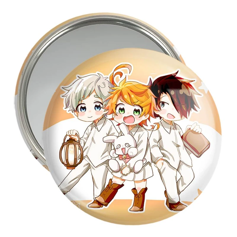 آینه جیبی خندالو مدل انیمه ناکجا آباد موعود Promised Neverland  کد 10116