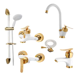 ست شیرآلات ویسادار مدل هرمس پلاس مجموعه 6 عددی 