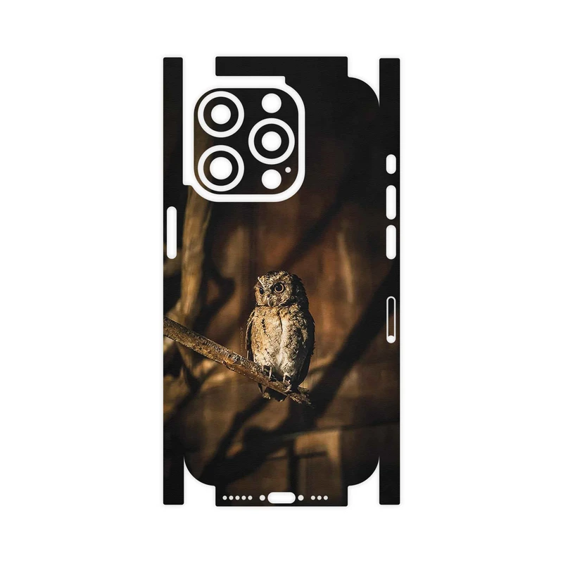 برچسب پوششی ماهوت مدل Owl-FullSkin مناسب برای گوشی موبایل اپل iPhone 15 Pro